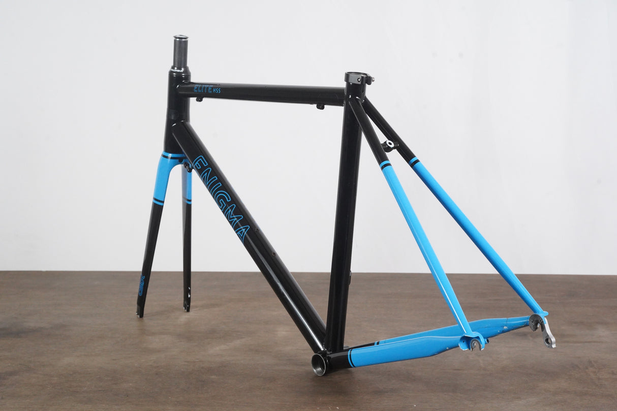 54cm Enigma Elite HSS Steel Rim Brake Road Frameset