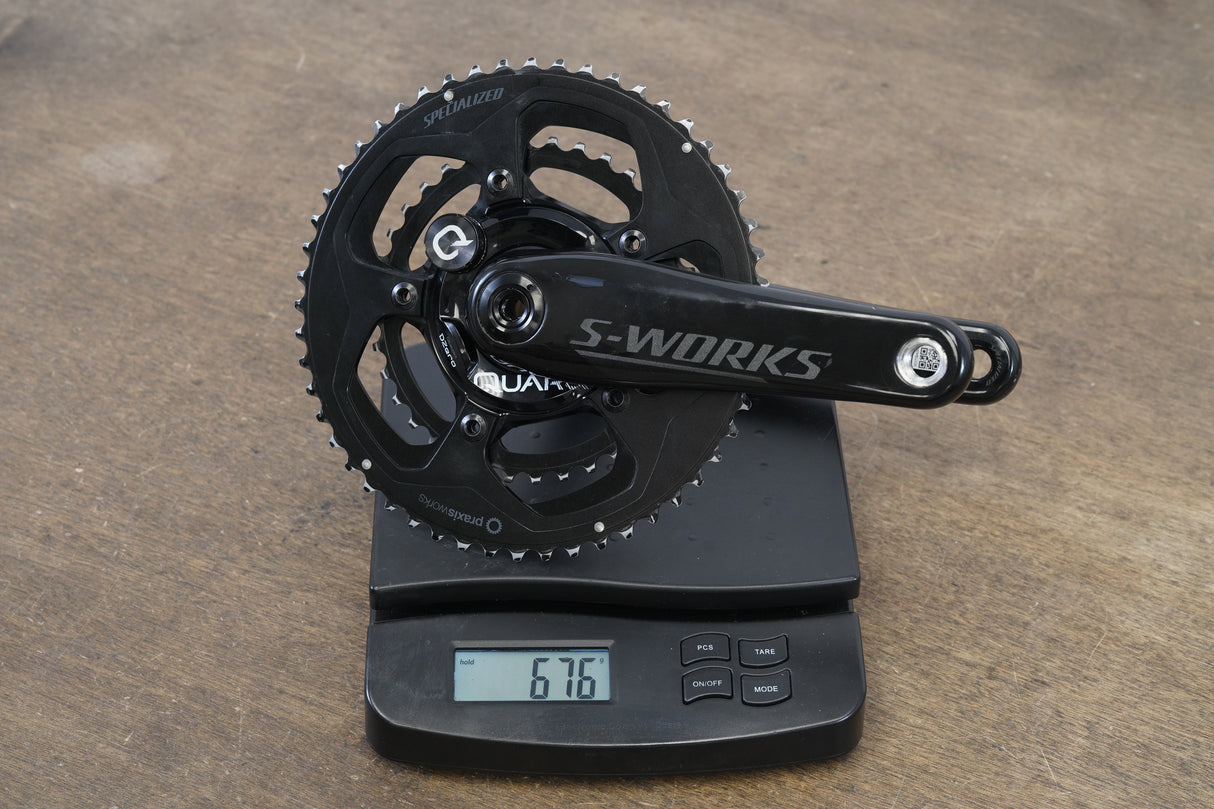 175mm 52/36T Specialized S-WORKS Quarq DZero Power Meter Carbon Crankset