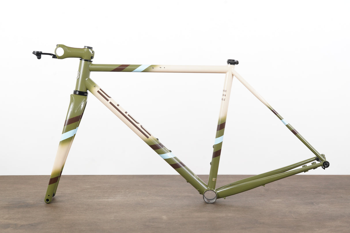 M (Medium) Belle Cycles GRAR Steel Disc Brake Frameset + Stem (Custom Geometry)