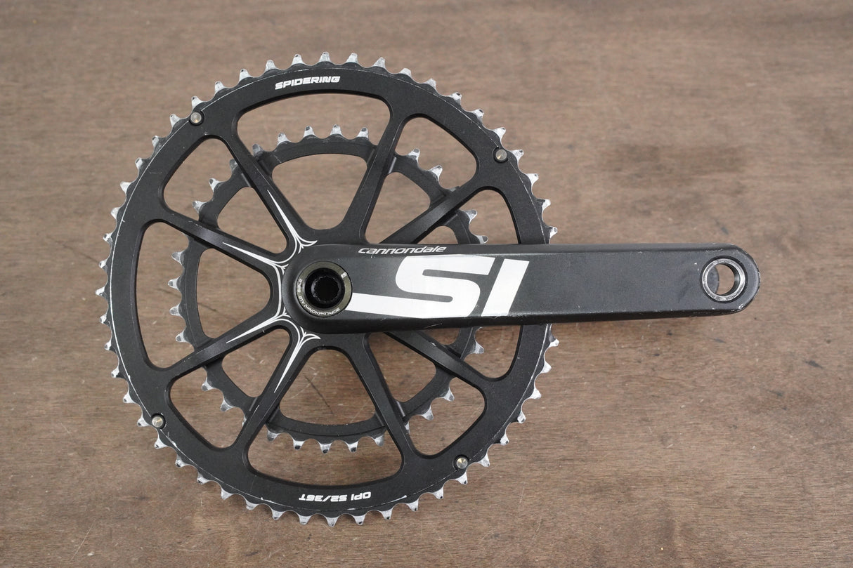 172.5mm 52/36T Cannondale Si Spidering Hollowgram Road Crankset