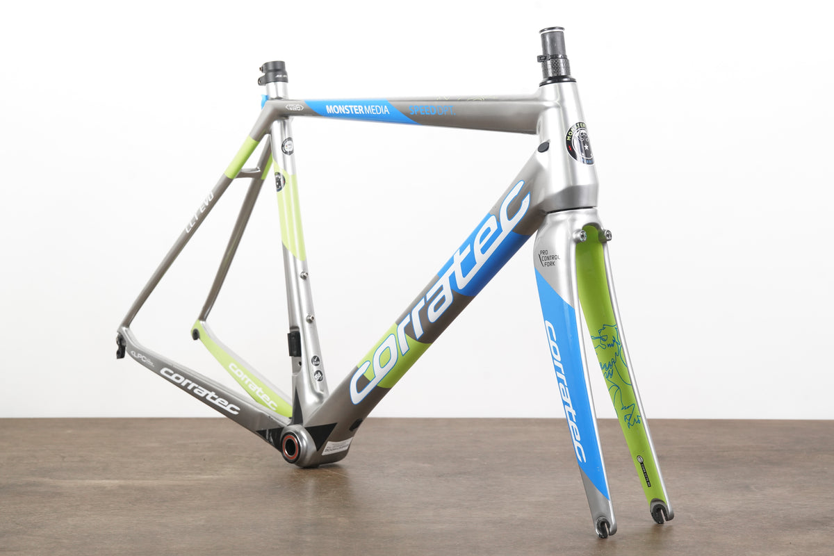 *Damaged* 54cm Corratec CCT EVO Monster Media Carbon Rim Brake Road Frameset
