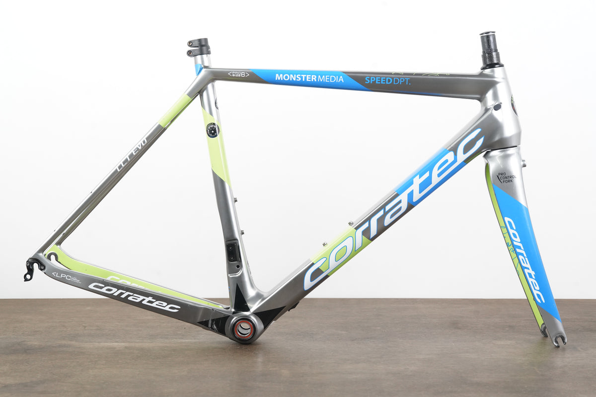 *Damaged* 54cm Corratec CCT EVO Monster Media Carbon Rim Brake Road Frameset