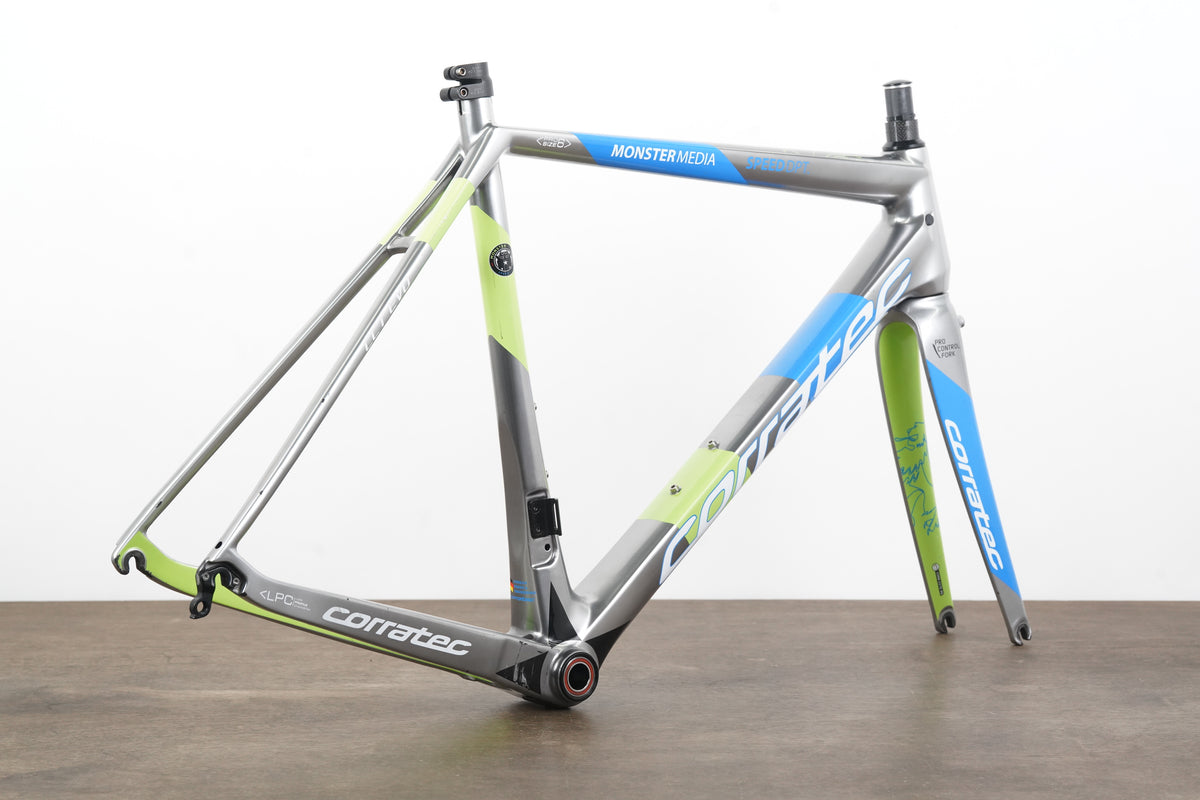 *Damaged* 54cm Corratec CCT EVO Monster Media Carbon Rim Brake Road Frameset
