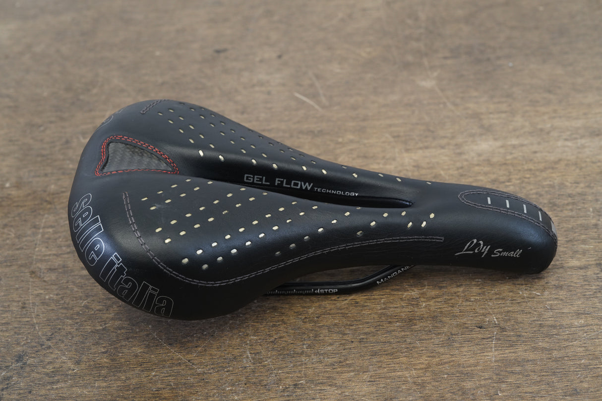 132mm Selle Italia Diva Lady Small Gel Flow Manganese Rail Road Saddle 274g