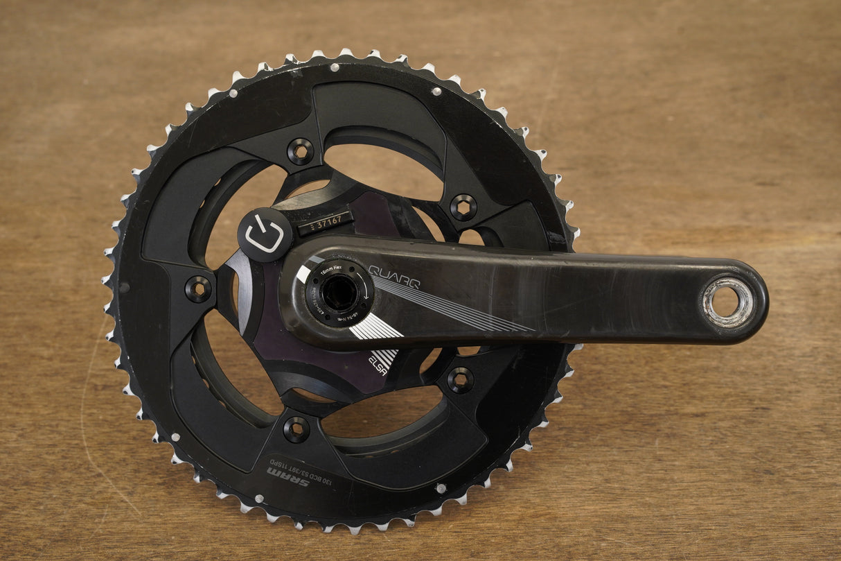 165mm 53/39T BB30 Quarq Elsa Carbon Power Meter Road Crankset