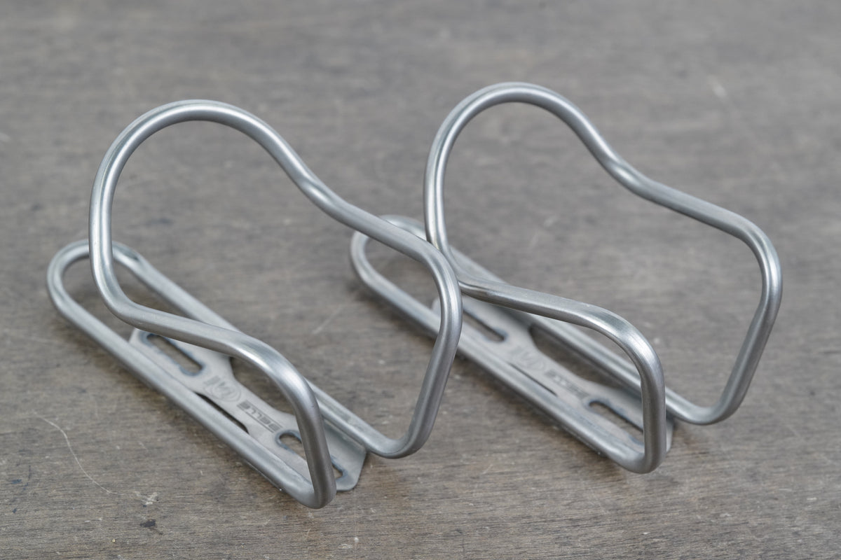 (2) Silca Sicuro Titanium Water Bottle Cages 63g
