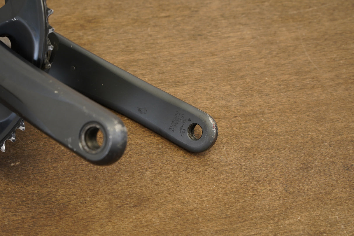 172.5mm 50/34T Shimano Ultegra FC-6700 10 Speed Road Crankse