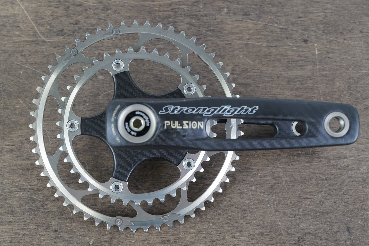 172.5mm 53/39T Stronglight Pulsion Carbon Road Crankset
