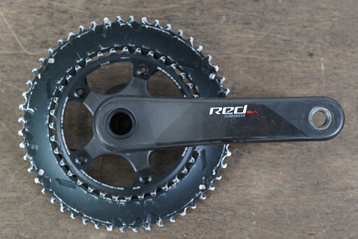 165mm 52/36T BB30 SRAM Red 22 Carbon Crankset 542g