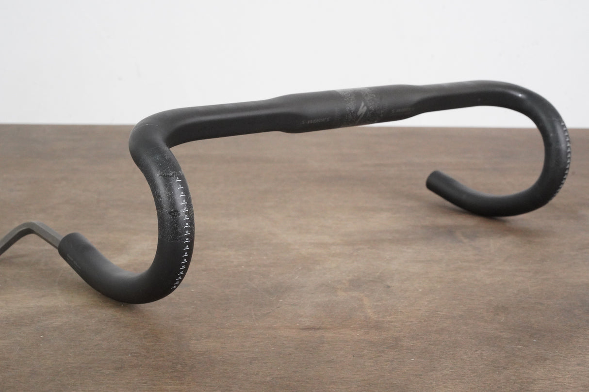 42cm Specialized S-WORKS Shallow Bend Carbon Compact Road Handlebar 31.8mm
