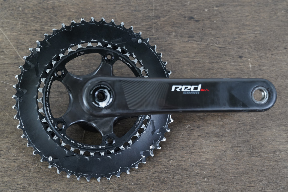 170mm 50/34T GXP SRAM Red 22 Carbon Crankset 579g