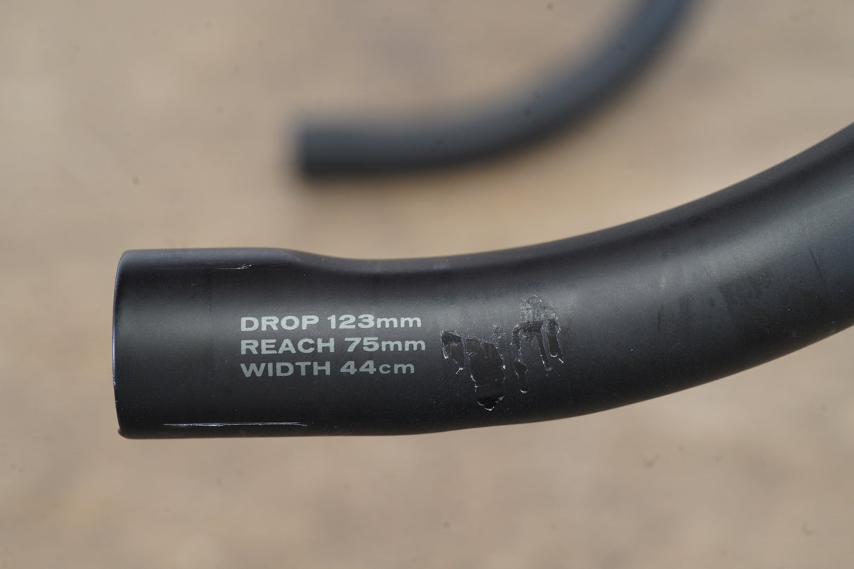 44cm Specialized S-WORKS Shallow Bend Carbon Compact Road Handlebar 31.8mm