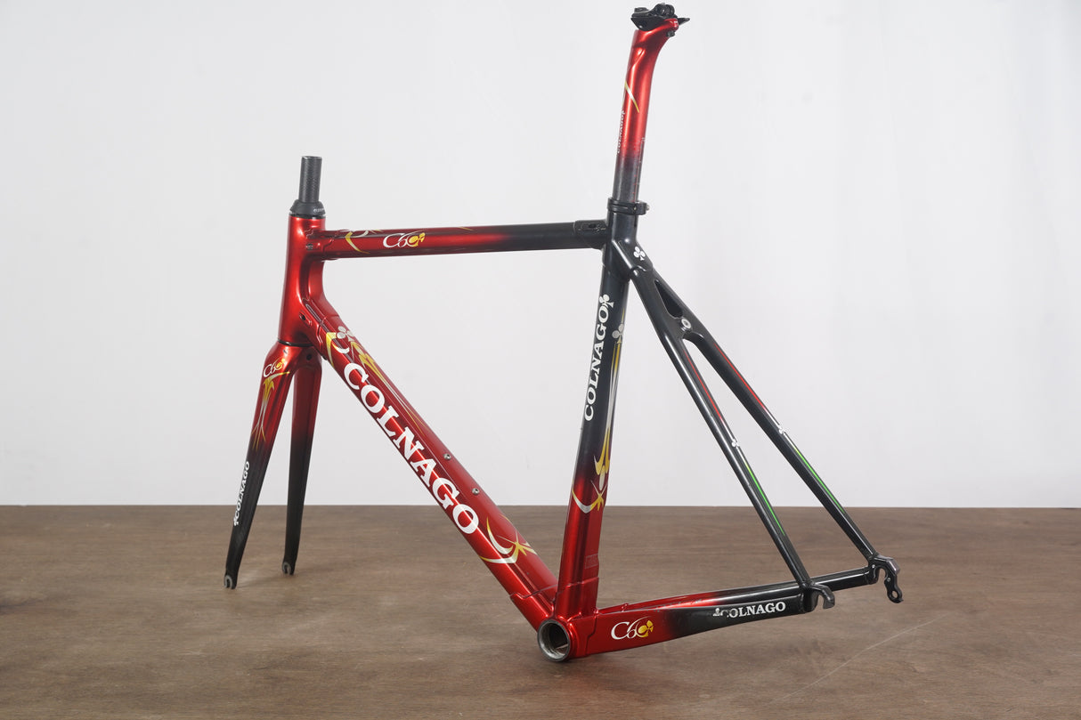 54s Colnago C60 Art Decor Carbon Rim Brake Road Frameset