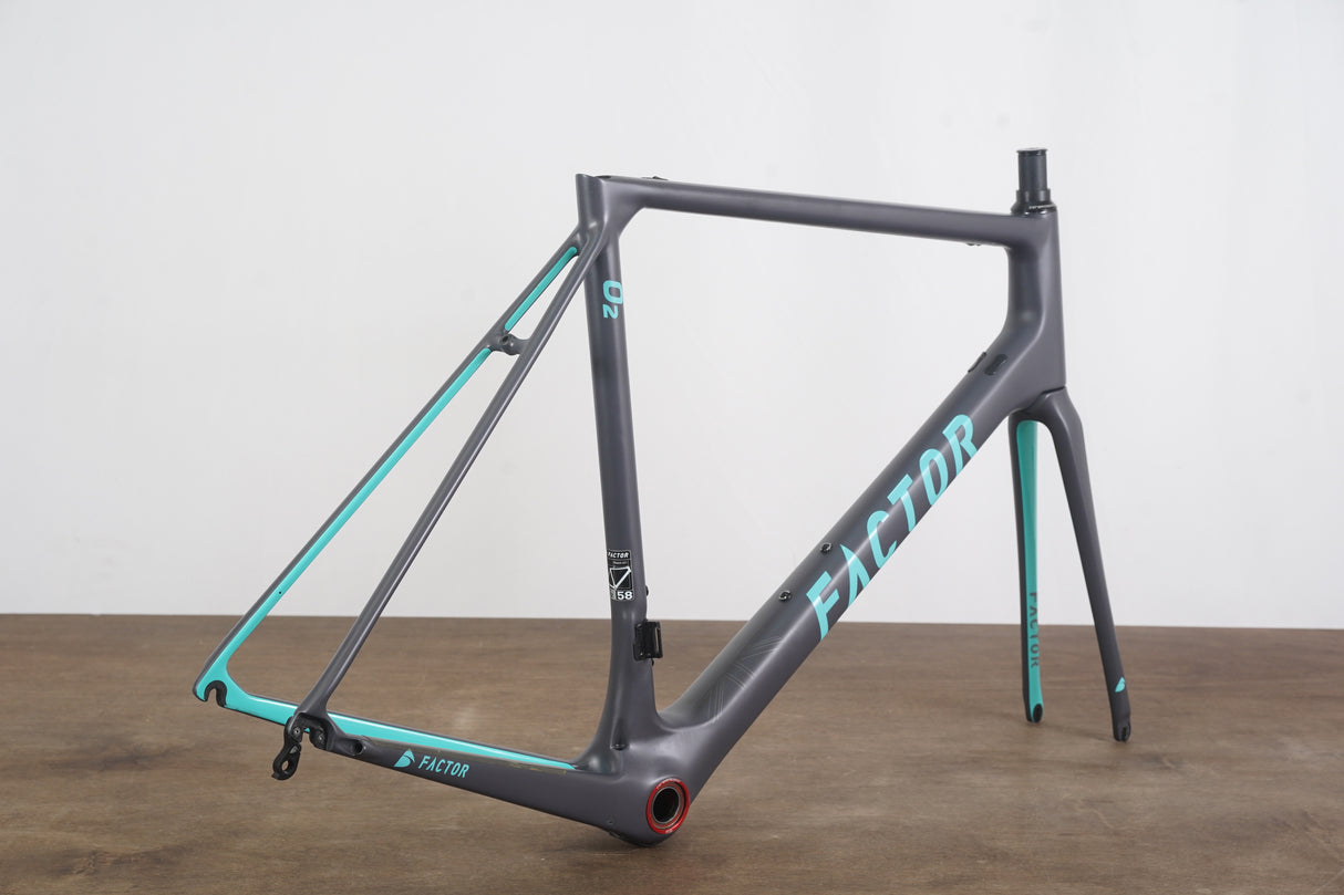58cm Factor O2 Carbon Rim Brake Road Frameset