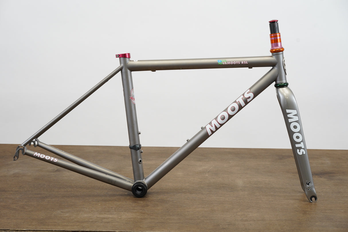 50cm Moots Vamoots RSL Titanium Rim Brake Road Frameset