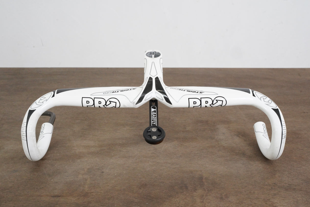 44cm 100mm PRO Stealth EVO Carbon Compact Barstem + Mount 1 1/8"