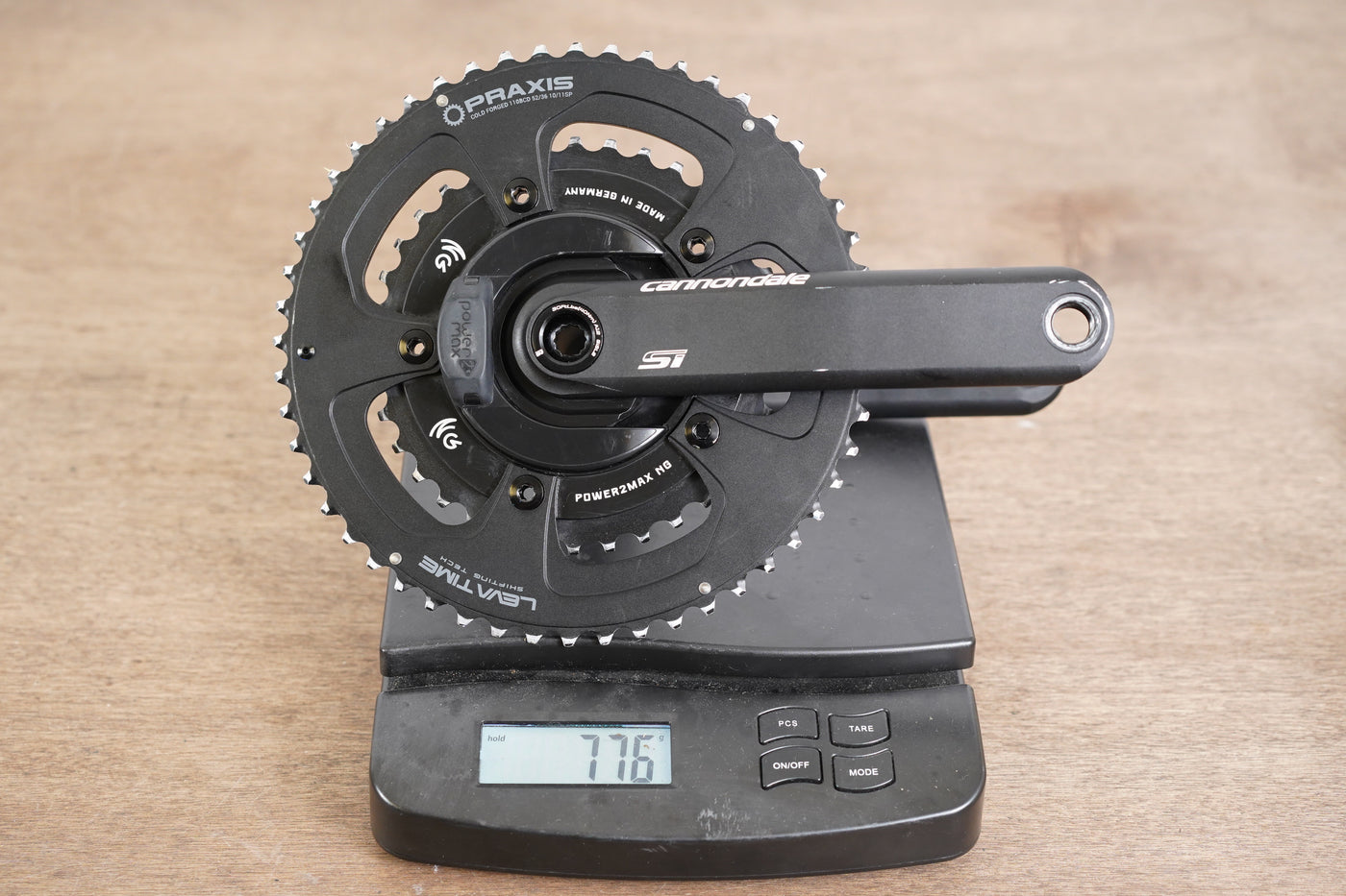170mm 52/36T Cannondale Si Hollowgram Power2Max NG Power Meter Crankset 776g
