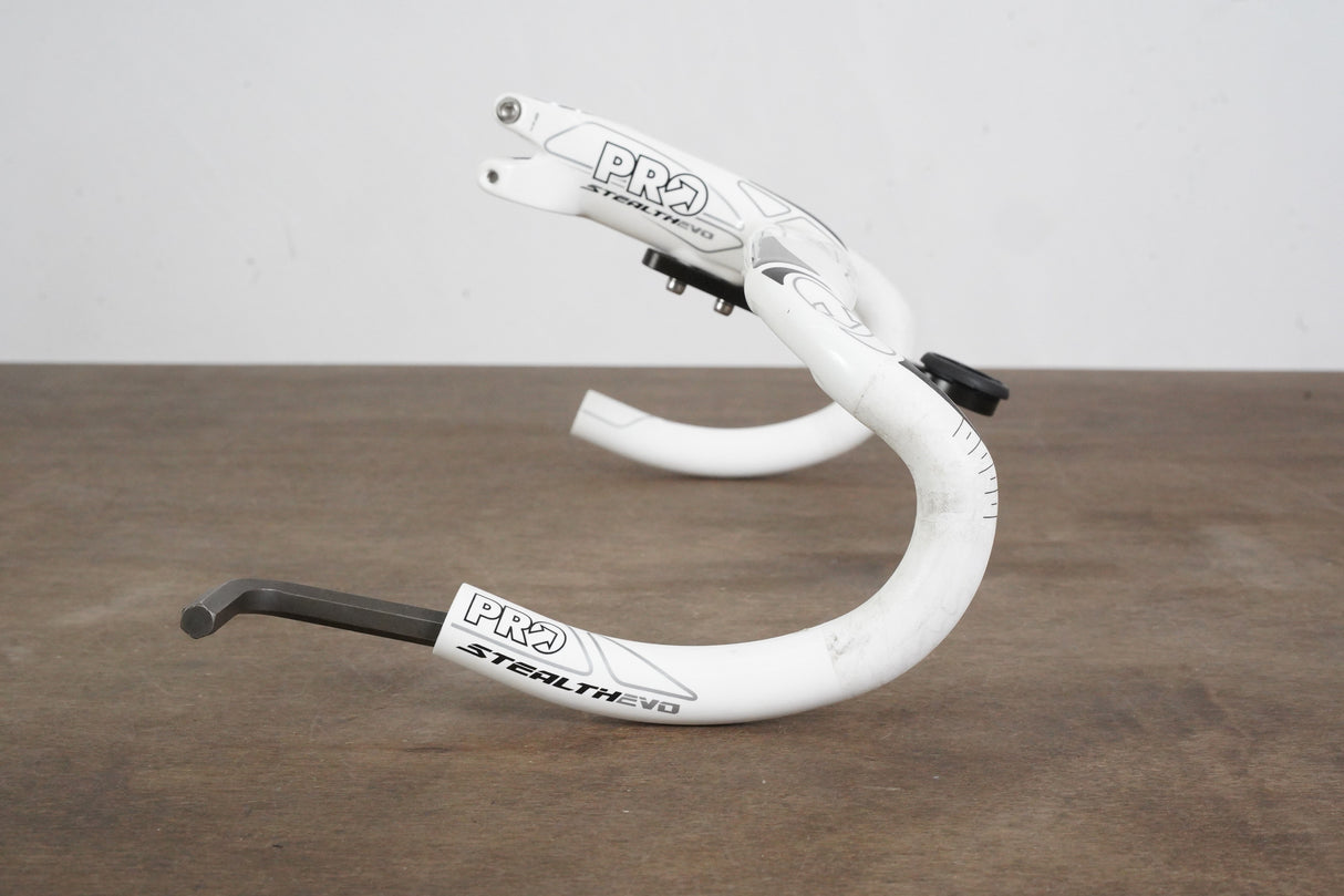 44cm 100mm PRO Stealth EVO Carbon Compact Barstem + Mount 1 1/8"