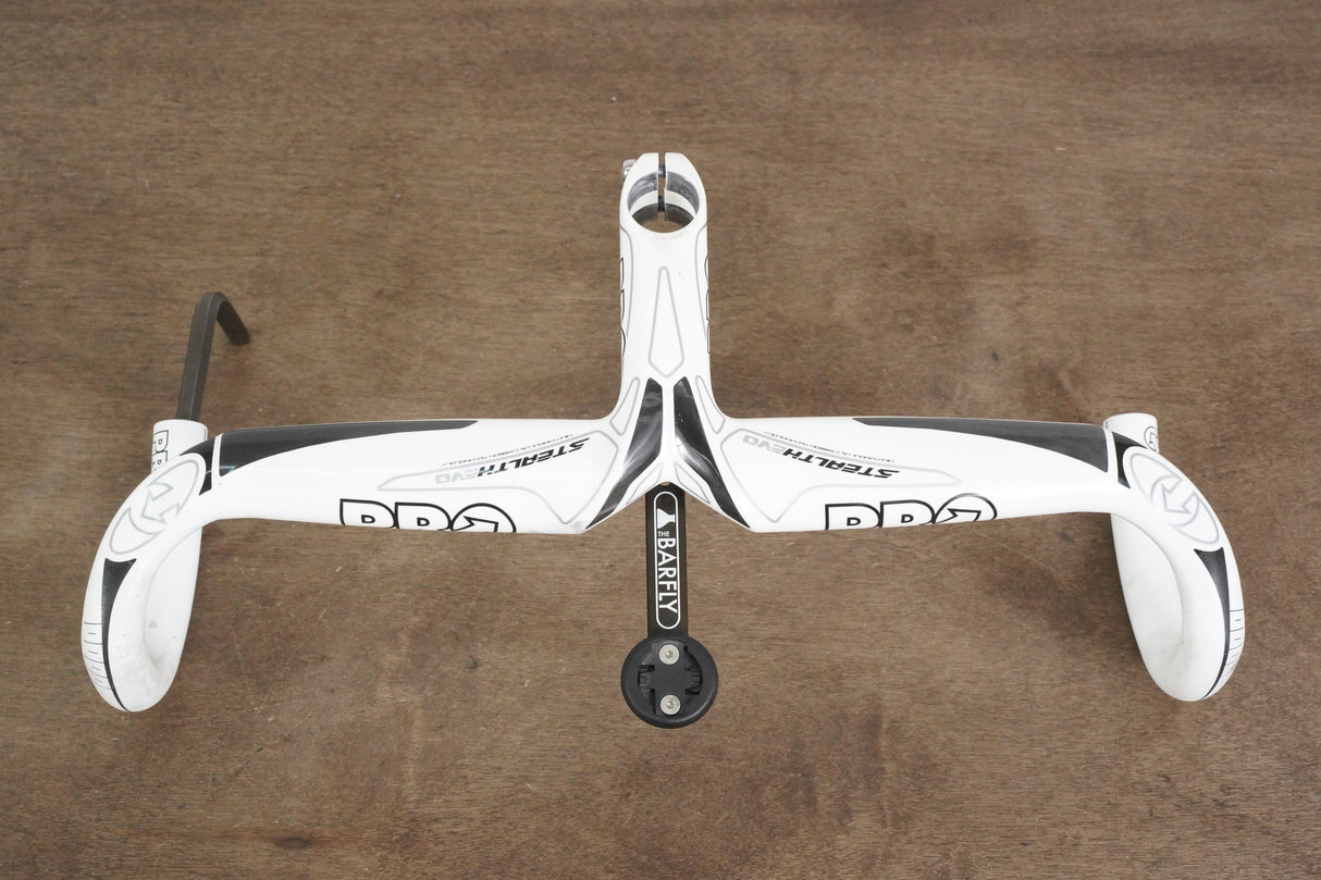 44cm 100mm PRO Stealth EVO Carbon Compact Barstem + Mount 1 1/8"