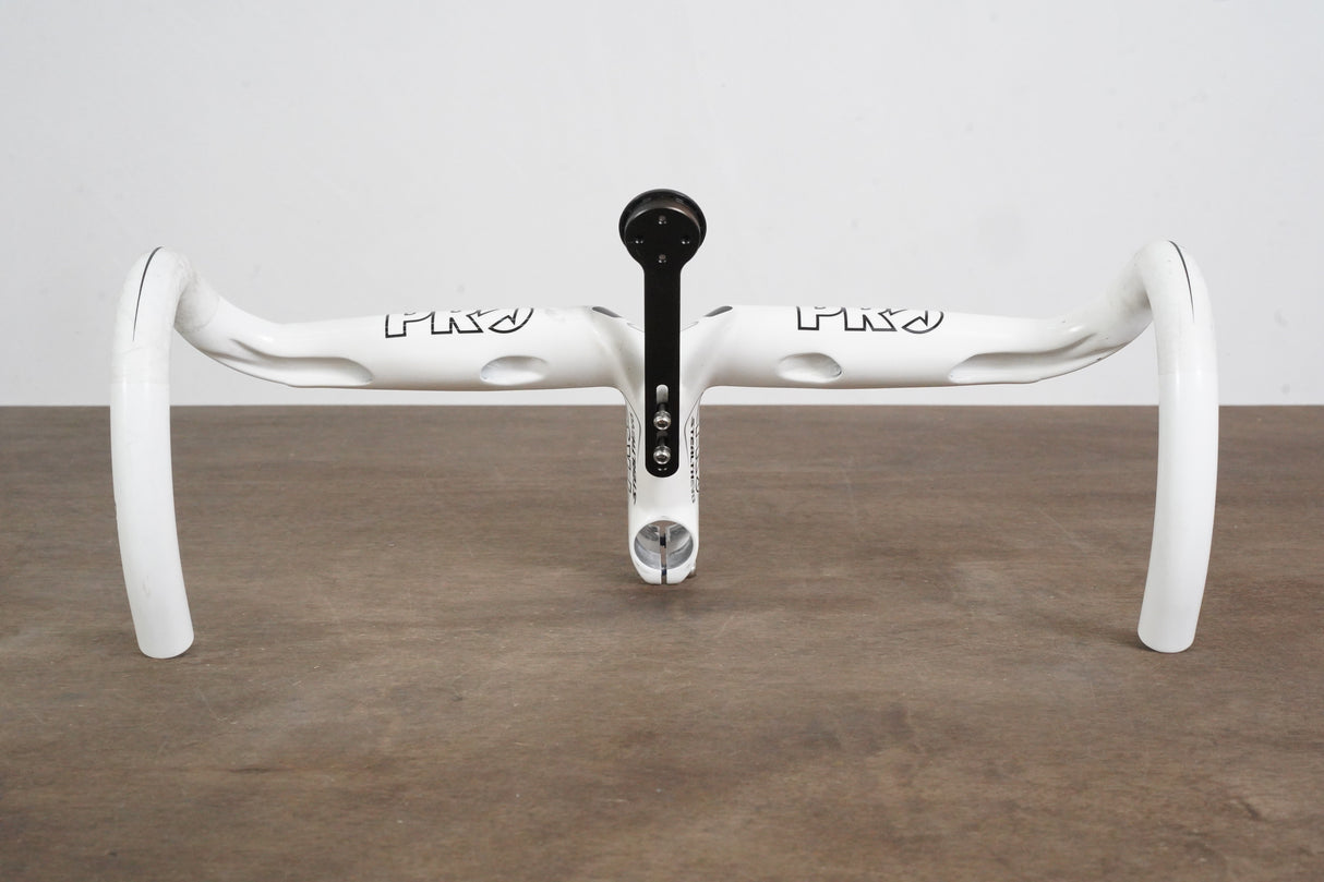 44cm 100mm PRO Stealth EVO Carbon Compact Barstem + Mount 1 1/8"