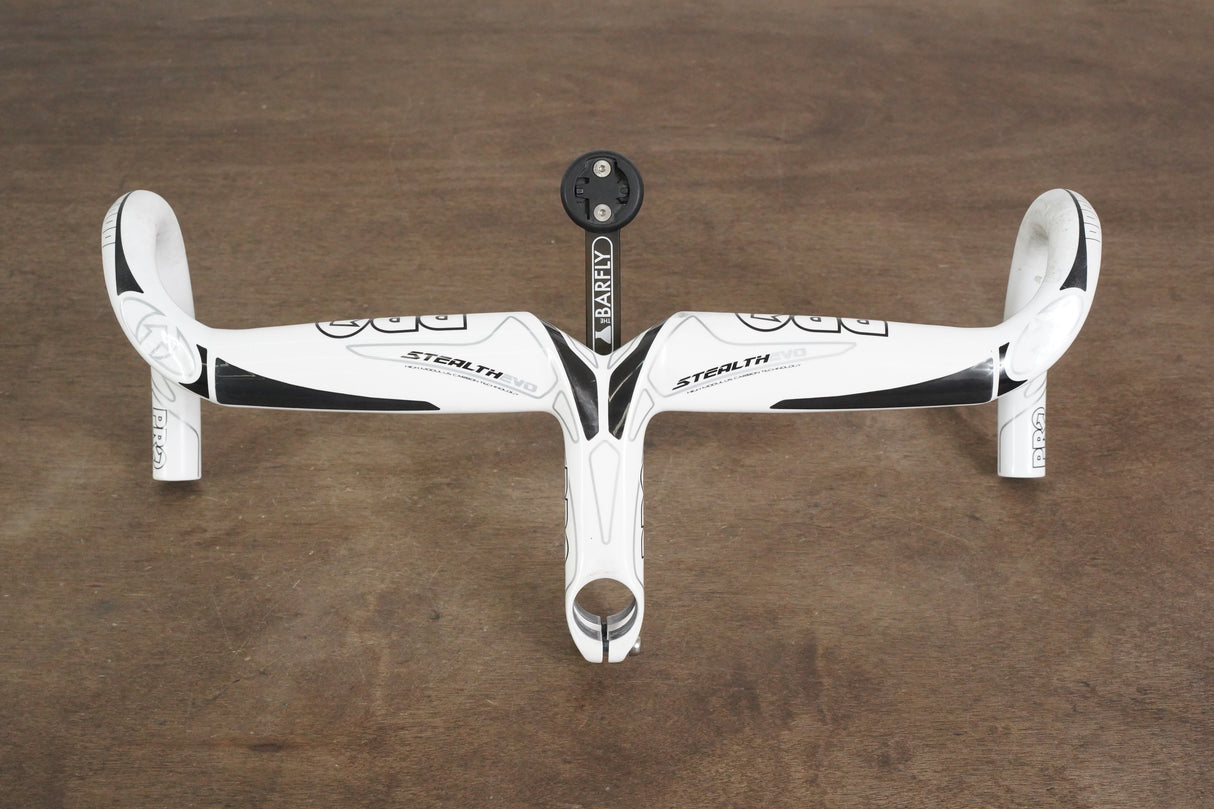 44cm 100mm PRO Stealth EVO Carbon Compact Barstem + Mount 1 1/8"