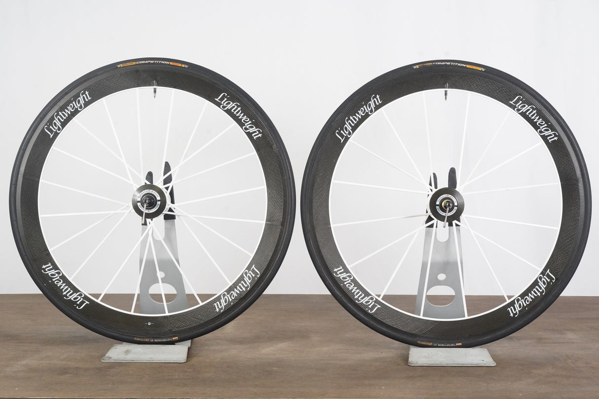 Lightweight Standard III T Carbon Tubular Rim Brake Wheelset 11 Speed