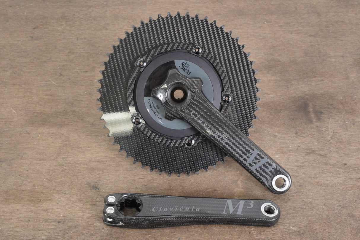 175mm 54T 1x BB30 THM Clavicula M3 SRM Power Meter Carbon Crankset