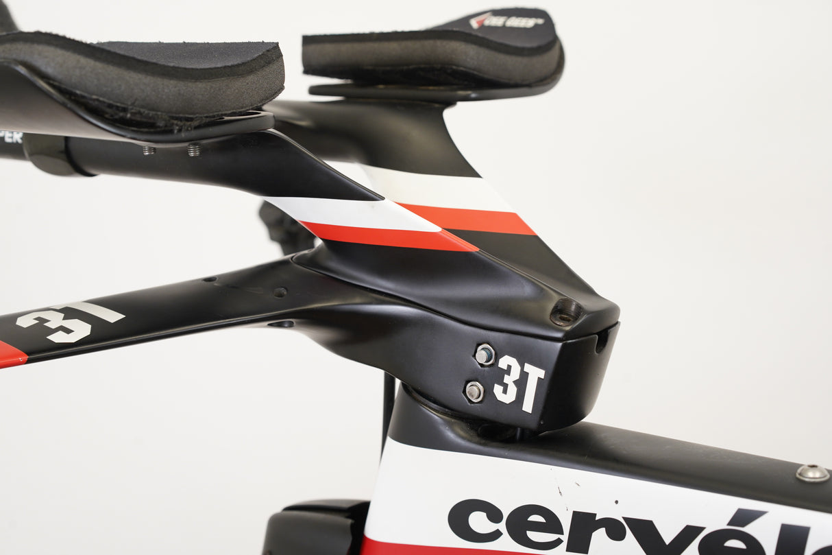 650C 45cm Cervelo P5 Dura-Ace 9070 Di2 Zipp 404 Carbon Triathlon Rim Brake Bike