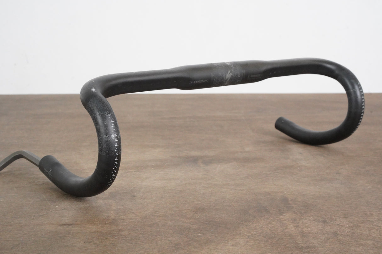 42cm Specialized S-WORKS Shallow Bend Carbon Compact Road Handlebar 31.8mm