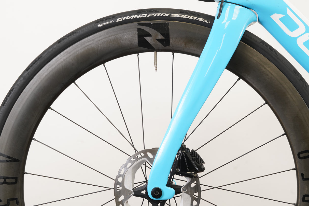 51.5cm Pinarello Dogma F10 Shimano Dura-Ace R9170 Di2 Reynolds Carbon Disc Bike