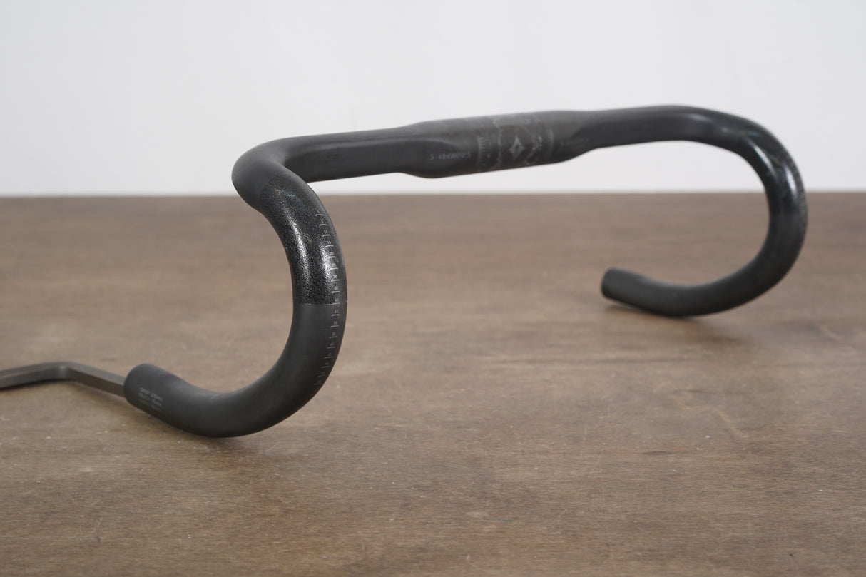 38cm Specialized S-WORKS Shallow Bend Carbon Compact Road Handlebar 31.8mm