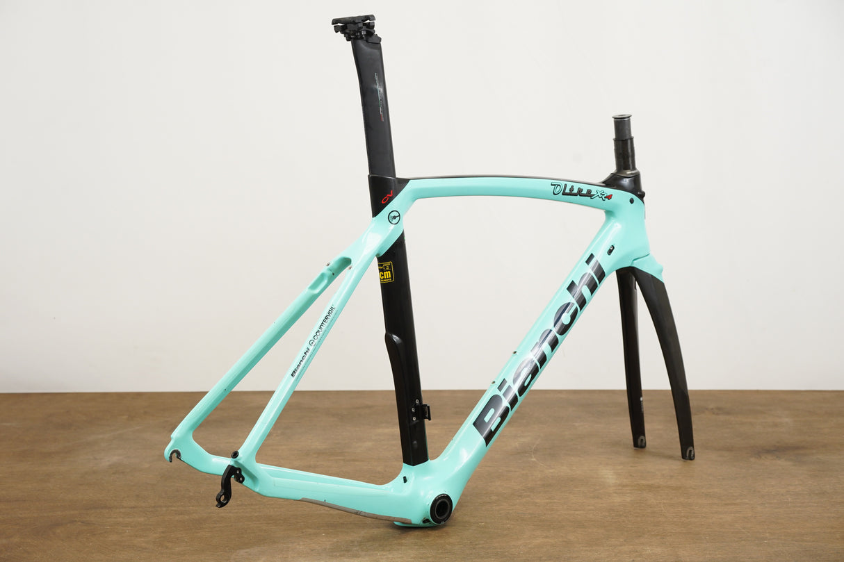 55cm Bianchi Oltre XR4 Carbon Aero Rim Brake Road Frameset