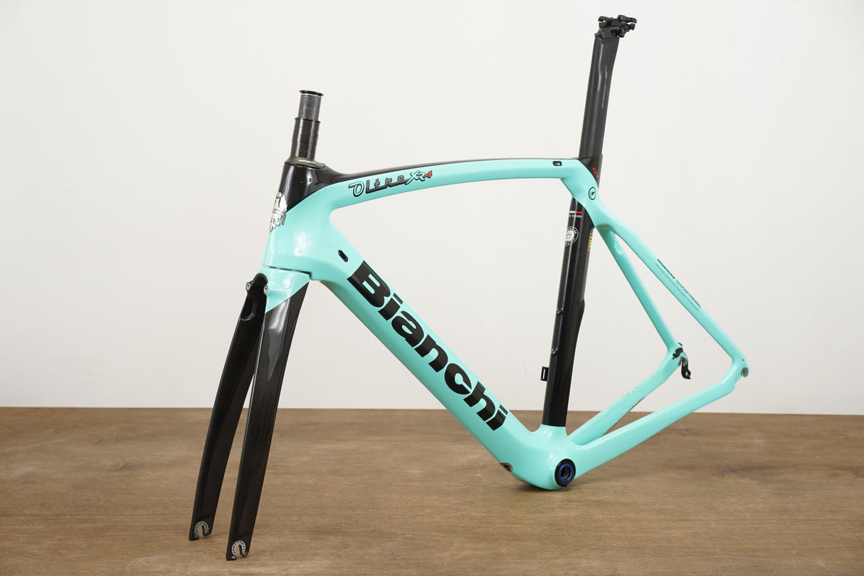 55cm Bianchi Oltre XR4 Carbon Aero Rim Brake Road Frameset