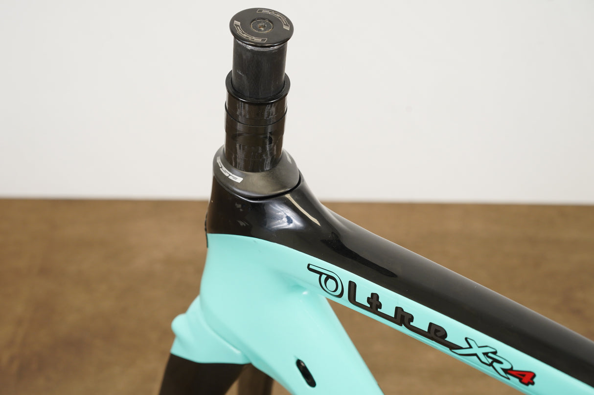 55cm Bianchi Oltre XR4 Carbon Aero Rim Brake Road Frameset