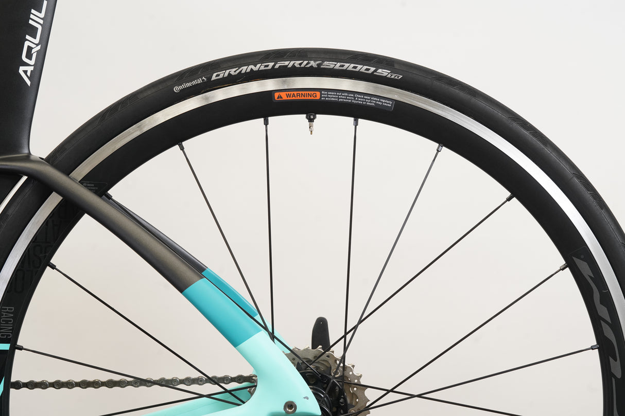 2024 M Bianchi Aquila Dura-Ace Ultegra Di2 12 Speed Carbon TT Triathlon Rim Bike