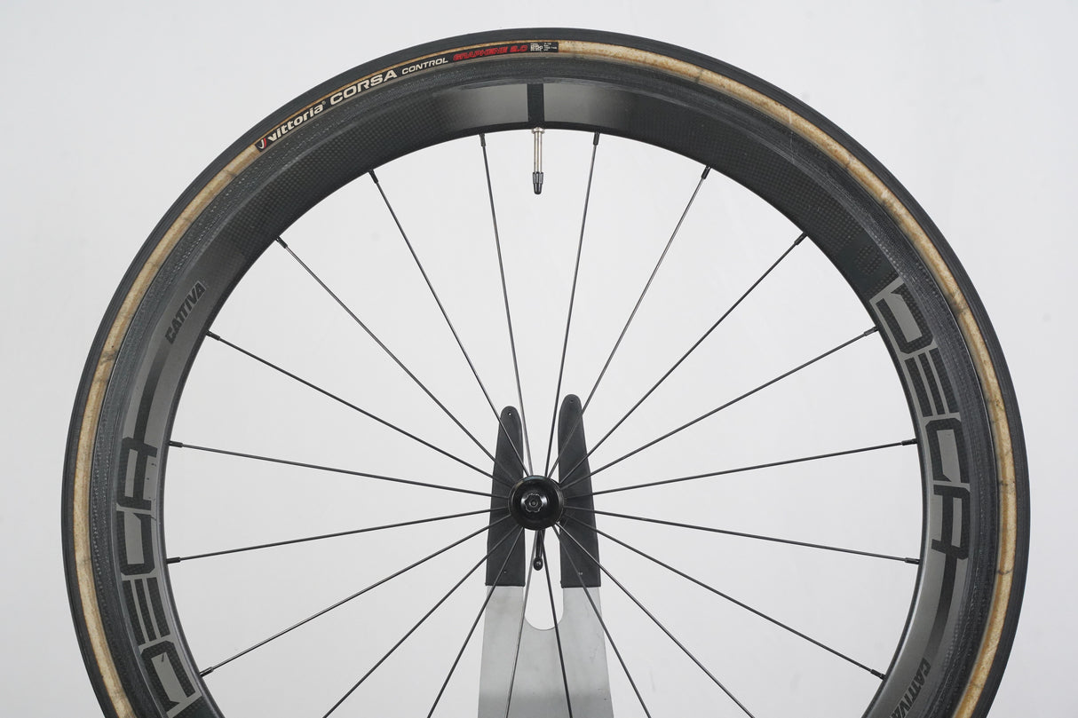 FRONT Deca Cattiva Carbon Clincher Rim Brake Wheel
