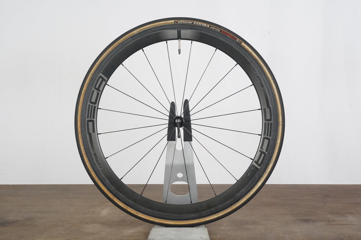 FRONT Deca Cattiva Carbon Clincher Rim Brake Wheel
