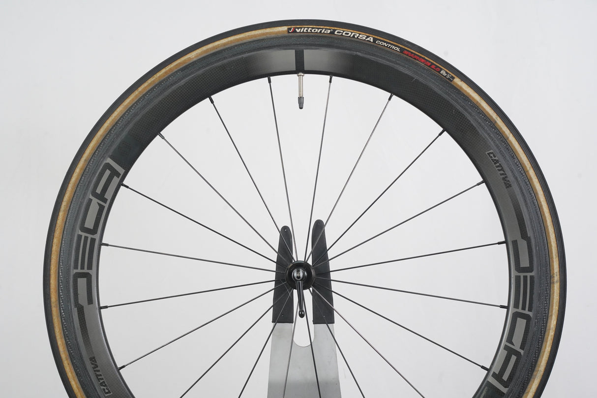 FRONT Deca Cattiva Carbon Clincher Rim Brake Wheel