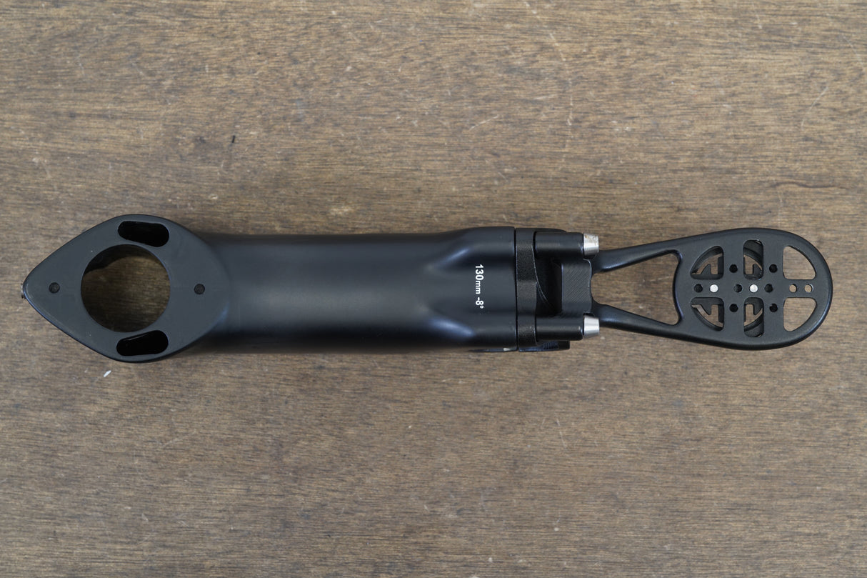 Pinarello Most Tiger 130mm ±8 Degree Carbon Stem + Mount 193g 1 1/8" 31.8mm