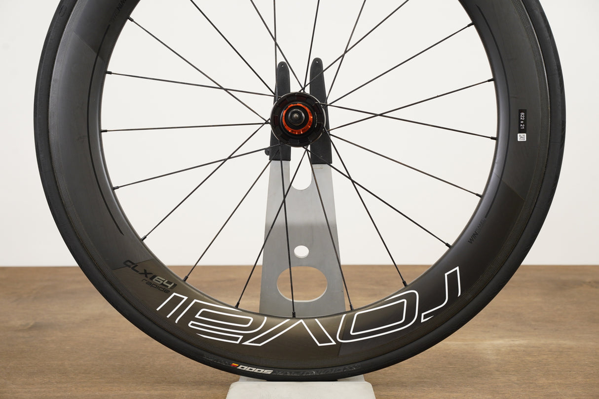REAR Roval CLX 64 Carbon Clincher Rim Brake Wheel Shimano/SRAM 11 Speed