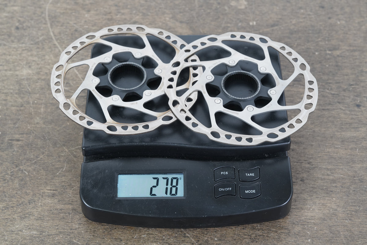 (2) 160mm Shimano SLX SM-RT64-S Center Lock Disc Brake Road CX MTB Rotor