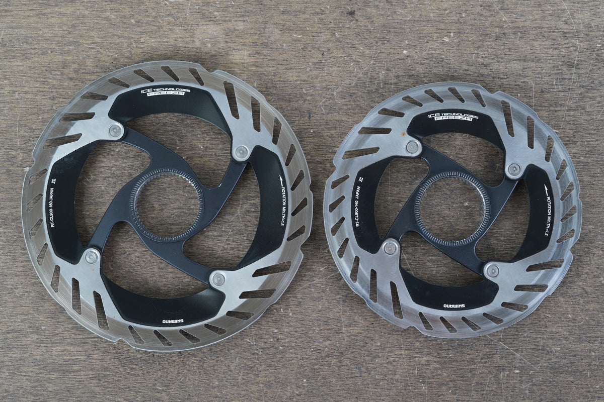 (2) 160mm/140mm Shimano Dura-Ace RT-CL900 Center Lock Disc Brake Rotors CL 900