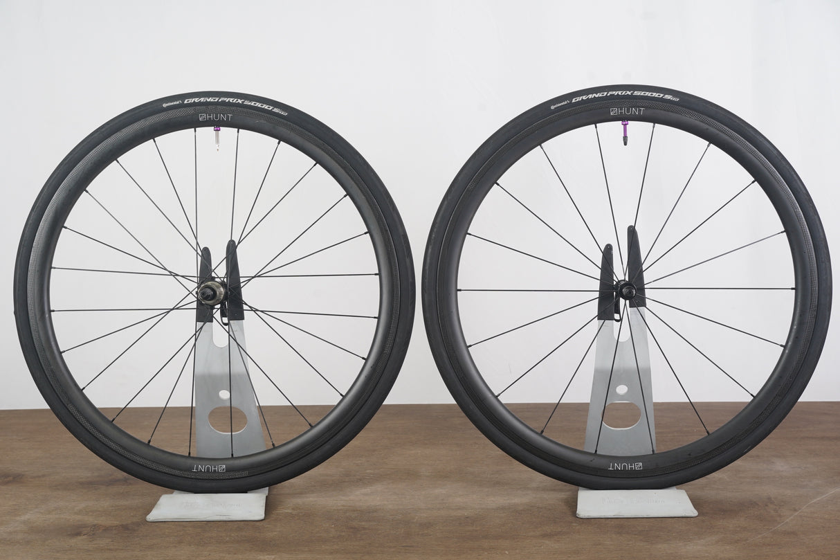 Hunt 36 Carbon Tubeless Clincher Rim Brake Wheelset Shimano/SRAM 11 Speed