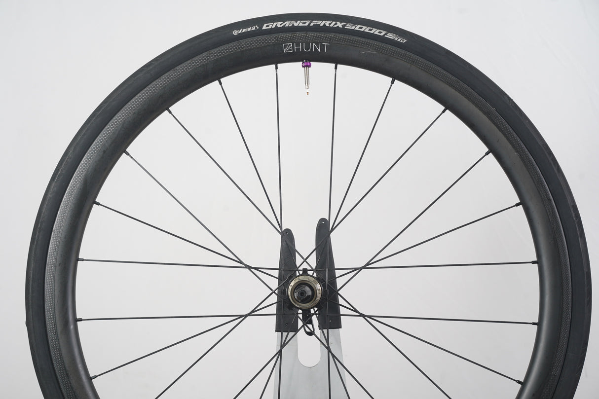 Hunt 36 Carbon Tubeless Clincher Rim Brake Wheelset Shimano/SRAM 11 Speed