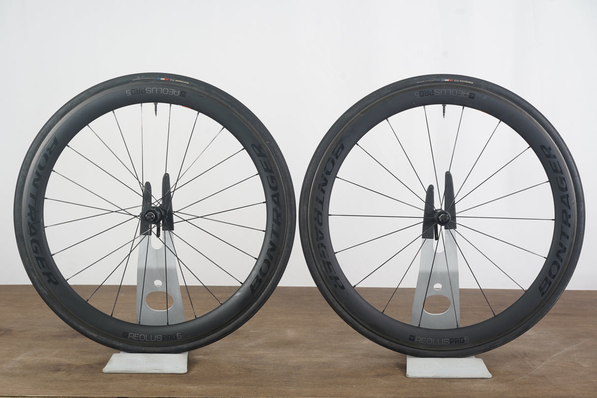 Bontrager Aeolus Pro 5 TLR Carbon Tubeless Clincher Rim Brake Wheelset 11 Speed
