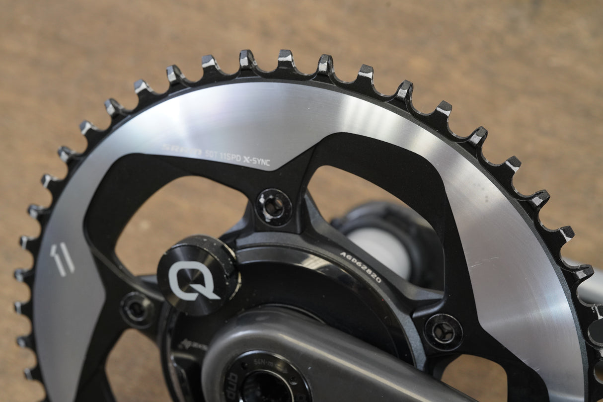 175mm 50T DUB Quarq DZero 1x Power Meter Road Crankset 643g