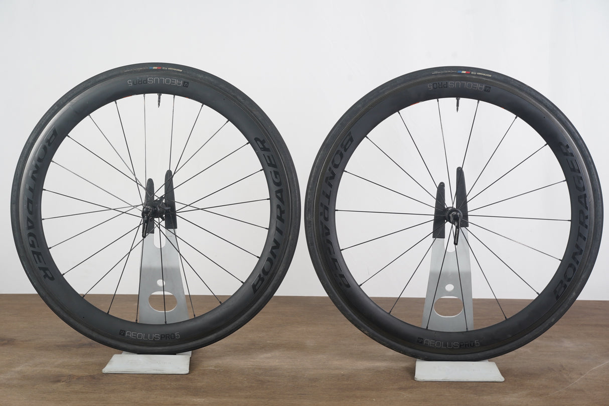 Bontrager Aeolus Pro 5 TLR Carbon Tubeless Clincher Rim Brake Wheelset 11 Speed