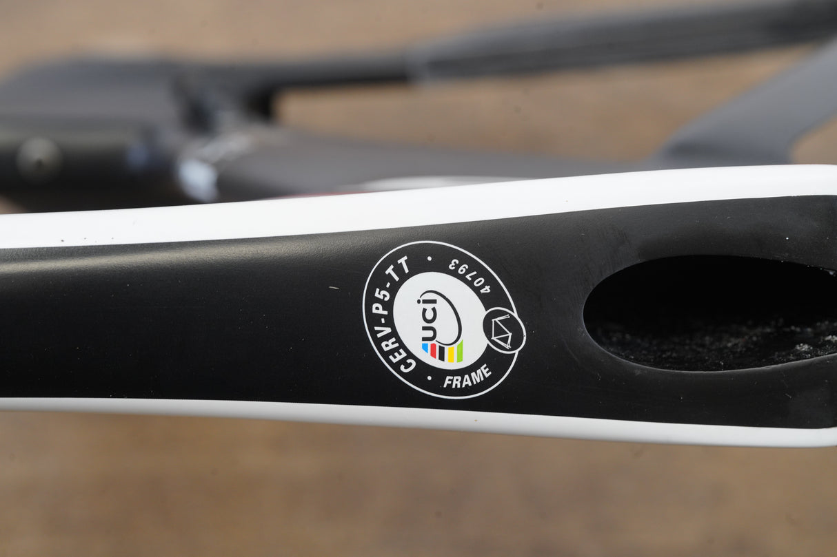 *Damaged* 51cm Cervelo P5 TT Triathlon Carbon Rim Brake Frame Only
