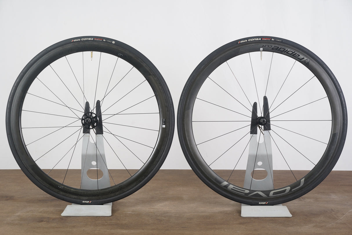 Roval CLX 40 Rapide Carbon Clincher Rim Brake Wheelset Shimano/SRAM 11 CLX40