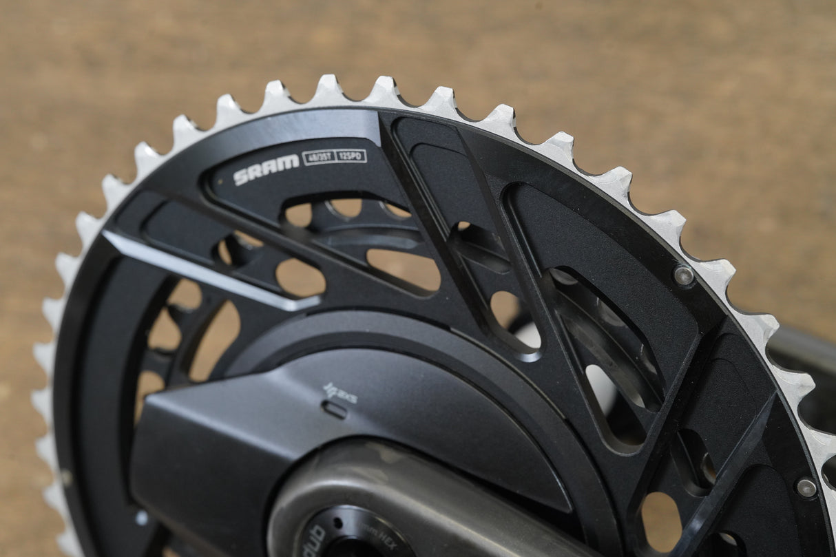 170mm 48/35T DUB SRAM Red AXS E1 Quarq 12 Speed Power Meter Crankset 612g